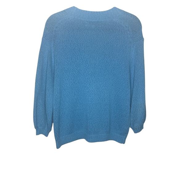 Blue Loft V-Neck Cardigan-Size M-EUC - Picture 2 of 4